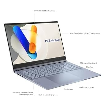 Amazon.com: ASUS Vivobook S 15 Laptop, Intel 16-Core Ultra 7